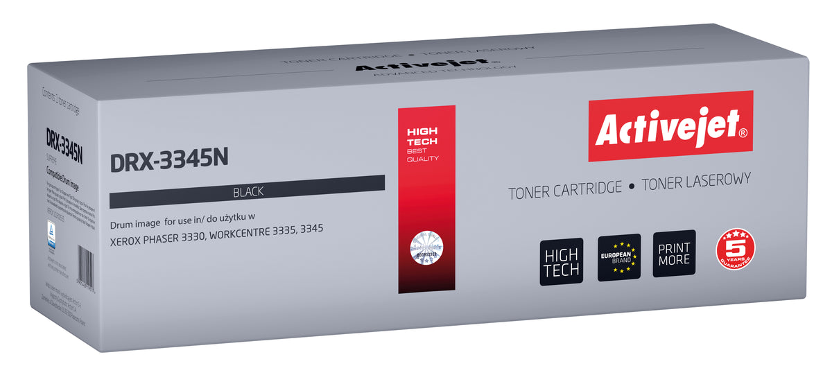 Κύλινδρος Activejet DRX-3345N (ανταλλακτικός για Xerox 101R00555; 30000 σελίδες; μαύρος)