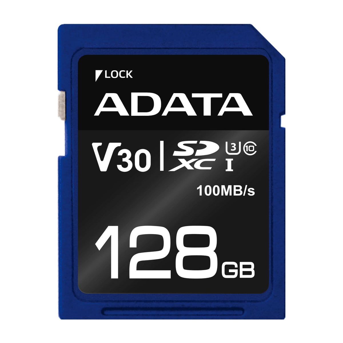 ADATA ASDX128GUI3V30S-R 128GB SDXC UHS-I Class 10 Memory Card