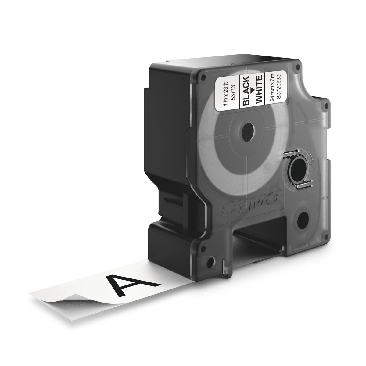 DYMO D1 Label Tape 53713 24mm x 7.0m Black on White