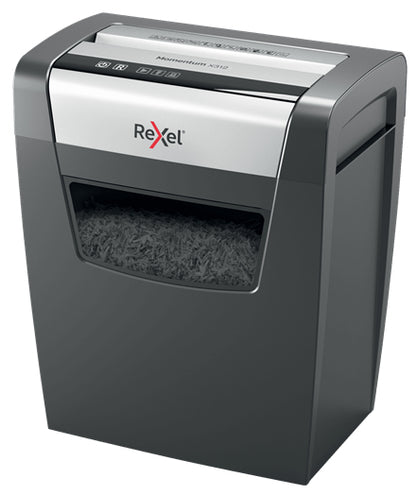 Rexel Momentum X312 paper shredder Particle-cut shredding Black, Grey