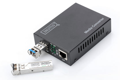DIGITUS Medienkonverter Gigabit Ethernet RJ45/SFP