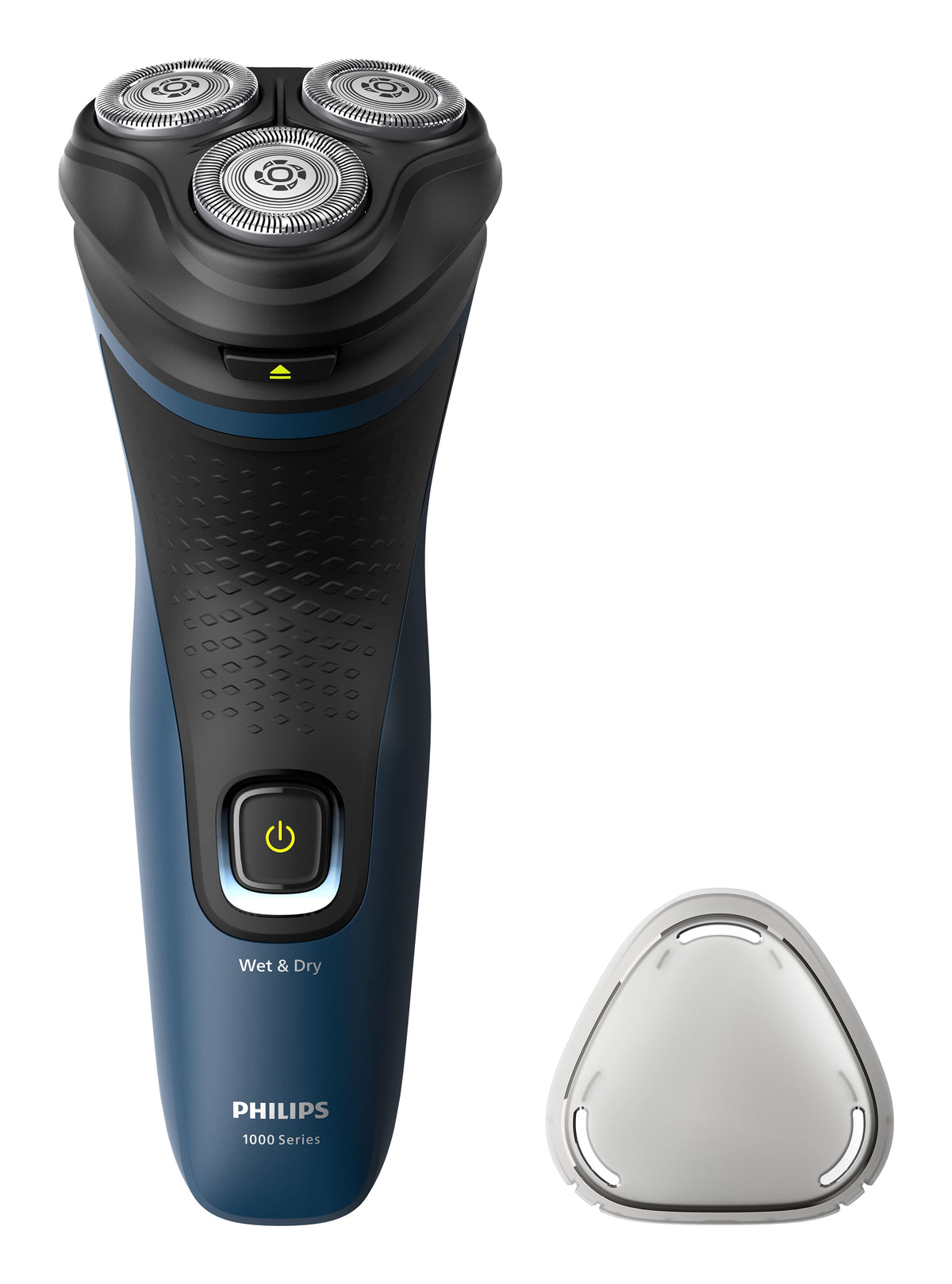Philips S1151/00 Men's Rotary Shaver and Trimmer in Black and Blue