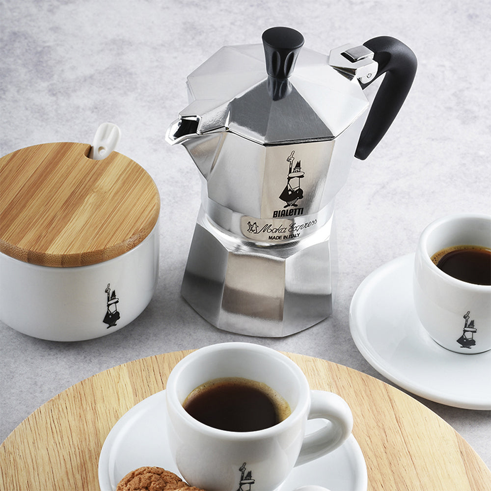 Bialetti Moka Express Καφετιέρα Μόκα 0,3 λίτρα Αλουμίνιο, Μαύρο