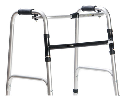 Walking frame rehabilitation with wheels