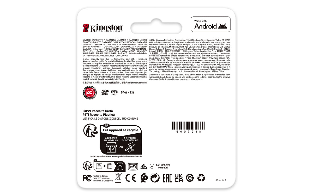 Kingston Technology Canvas Go! Plus 128GB SDXC Gen4 200MB/s C10 UHS-I U3 V30