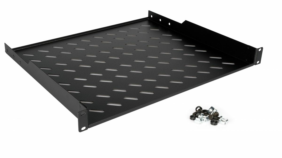 Equip 19" Fachboden fest für Serverschränke  60cm 1U schwarz