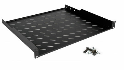 Equip 19" Fachboden fest für Serverschränke  60cm 1U schwarz
