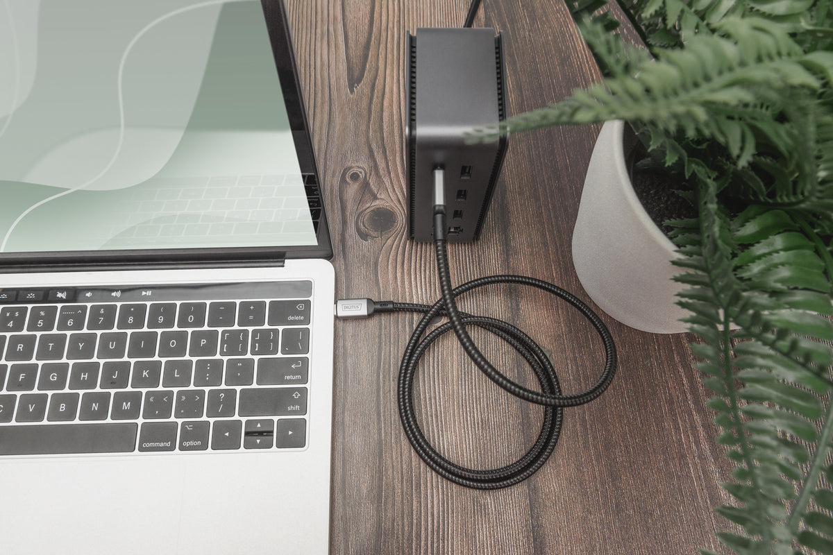 DIGITUS Anschlusskabel USB4.0/C -> C  20Gbit/s    3m schwarz