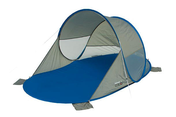 High Peak Pop-Up Strandmuschel Calvia (Μπλε/Γκρι)