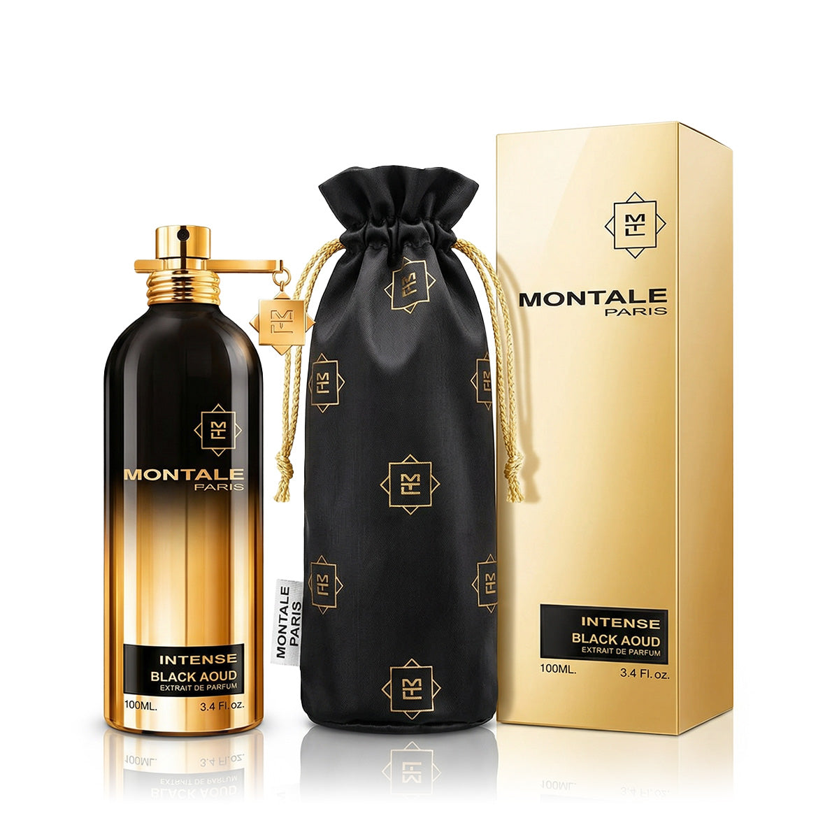 Montale Paris Intense Black Aoud Extrait de Parfum 100 ml (Unisex)