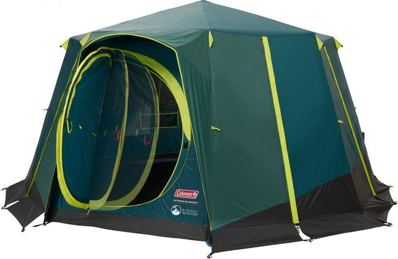 Coleman Octagon BlackOut Χειμερινό Αντίσκηνο Camping Χακί με Διπλό Πανί για 8 Άτομα 396x386x208εκ.