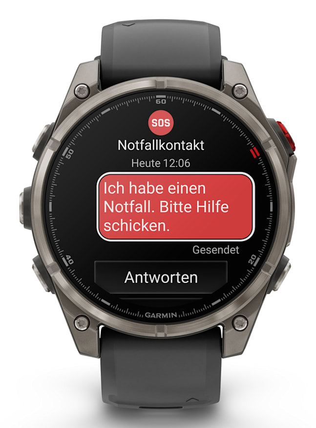 Garmin fenix 8 Pro, 1.4" (3.56 cm) AMOLED Display, 47 mm Case, 454 x 454 Pixels, Touchscreen, Graphite and Titanium, Wi-Fi, GPS Satellite Navigation