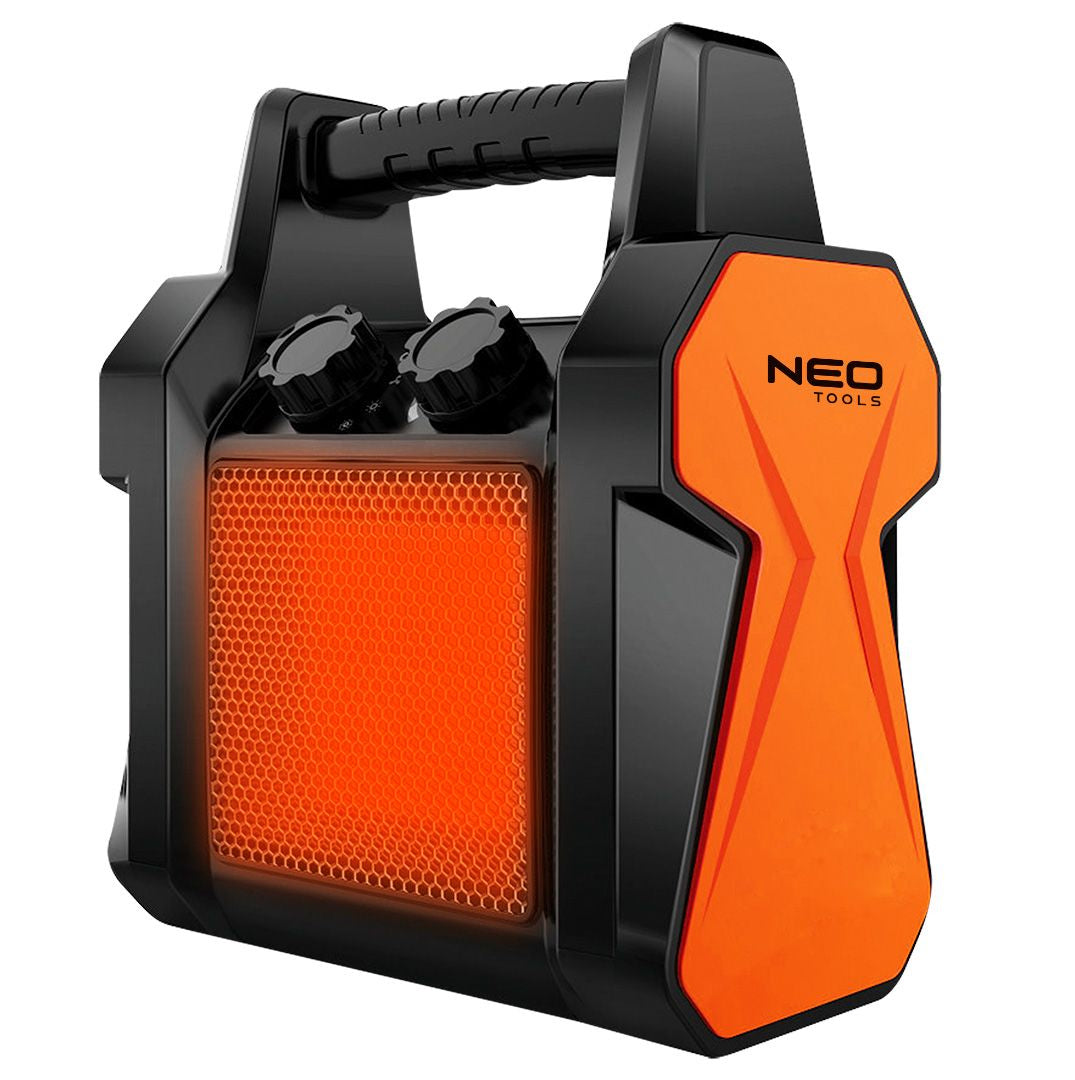 NEO TOOLS 90-060 Electric Space Heater Ceramic PTC 2000 W - Black/Orange