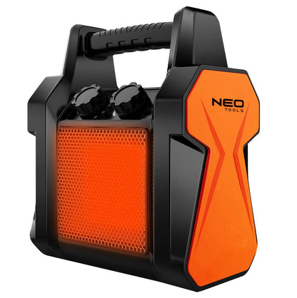 NEO TOOLS 90-060 Electric Space Heater Ceramic PTC 2000 W - Black/Orange