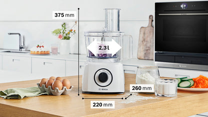 Bosch MCM3230W Food Processor 800 W 2.3 L White