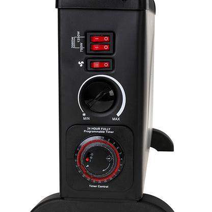 Mesko Home MS 7741 Indoor Black 2000 W Convector electric space heater