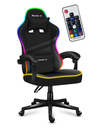 Καρέκλα gaming - Huzaro Force 4.4 RGB Μαύρη