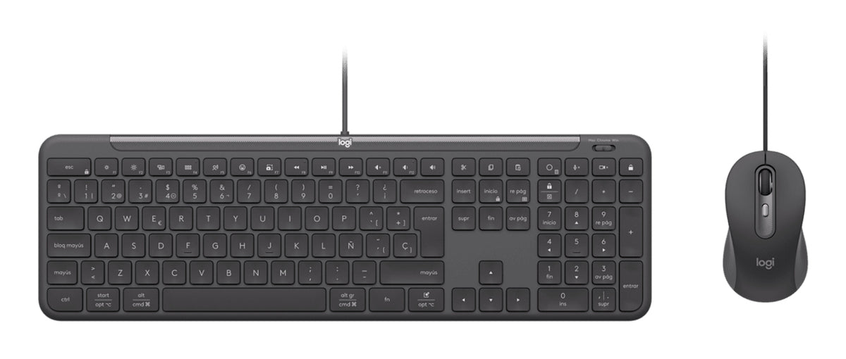 Logitech USB-C Keyboard+Mouse MK620 Combo f. Business black retail
