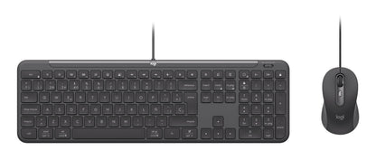 Logitech USB-C Keyboard+Mouse MK620 Combo f. Business black retail