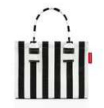 Reisenthel dailyshopper XS summerstripes black
