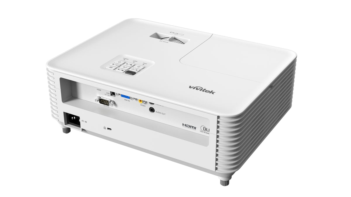 Vivitek DX335-ST Data Projector — 4000 ANSI Lumens, DLP WUXGA (1920x1200), 3D, White