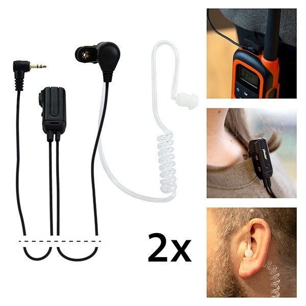 Alecto FRH-10 DUO Walkie Talkie Headset 2-Pack