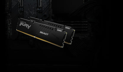 Kingston Technology FURY Beast 16GB 6000MT/s DDR5 CL30 DIMM (Kit of 2) Black EXPO