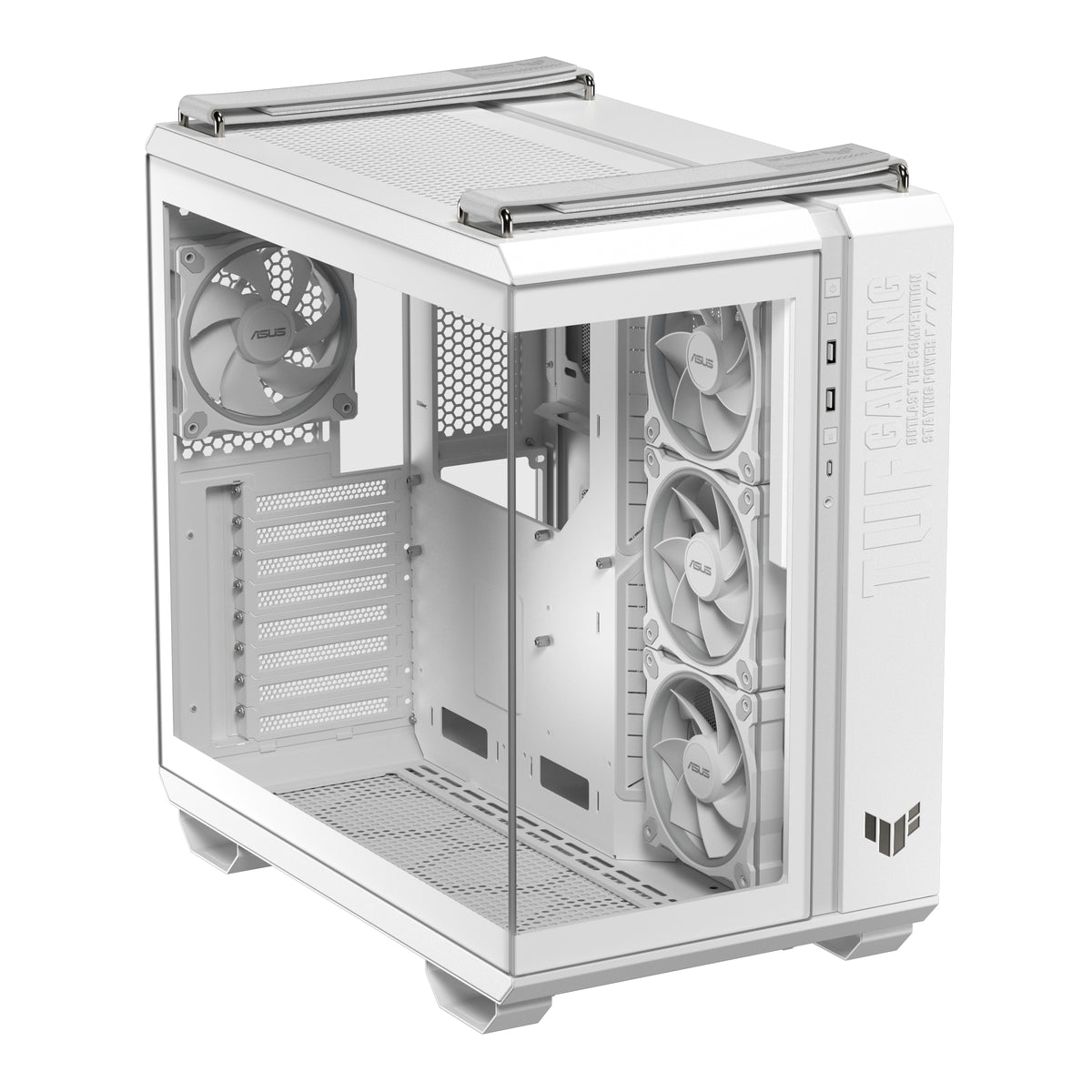 ASUS TUF GAMING GT502 Horizon TG ARGB White Midi Tower