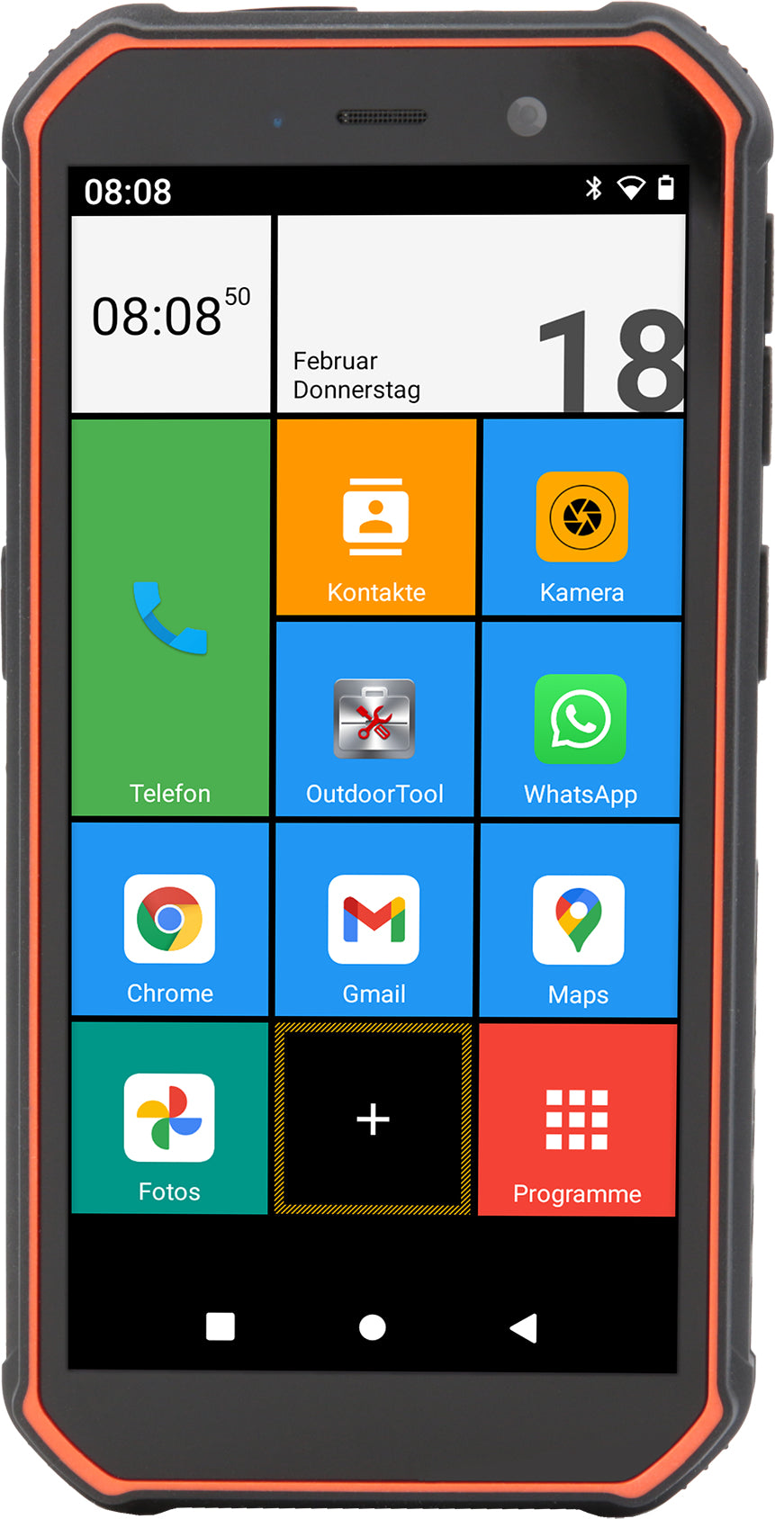 Olympia Smartphone TREK Outdoor IP68 (sw/or)