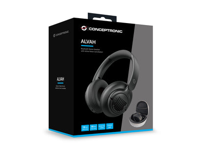 CONCEPTRONIC Headset Stereo WLS BT5.4/Mikro/ANC/+   30Std sw