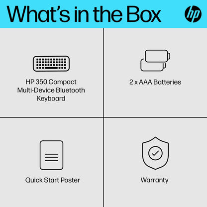 HP 350 Compact Multi-Device Bluetooth Keyboard
