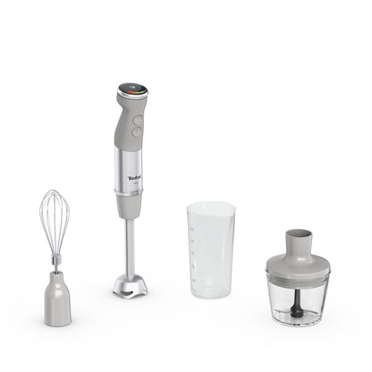 Tefal Quickchef+ HB673B30 blender Immersion blender 1000 W Grey, Stainless steel