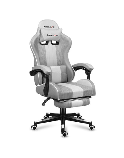 HUZARO FORCE 4.7 ΛΕΥΚΗ ΚΑΡΕΚΛΑ GAMING ΜΕ ΔΙΧΤΥ