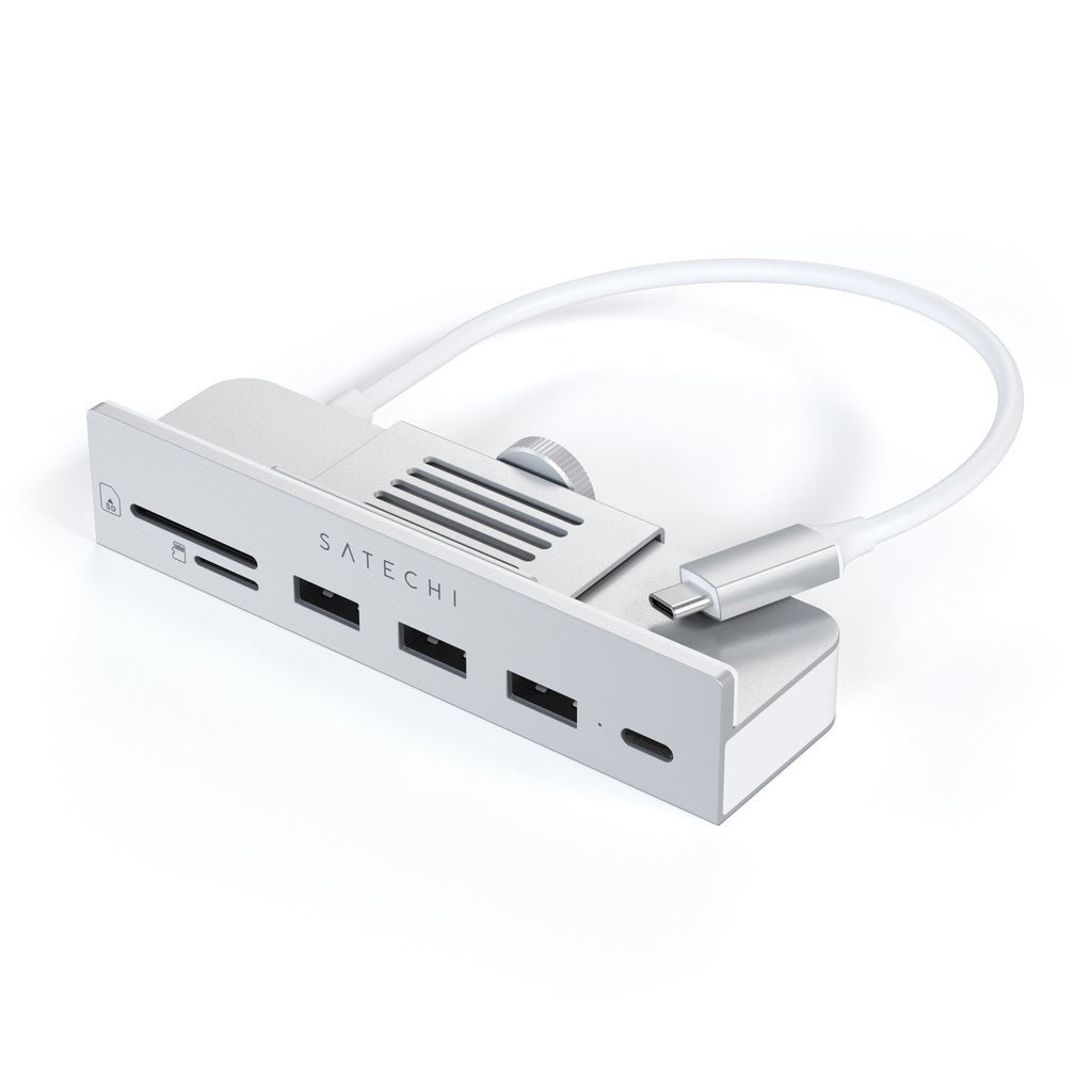 Satechi USB-C Clamp Hub for 24" iMac — Silver