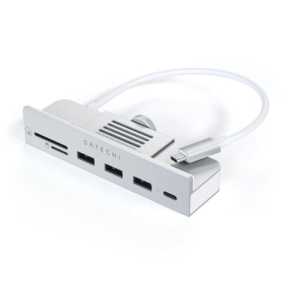 Satechi USB-C Clamp Hub for 24" iMac — Silver