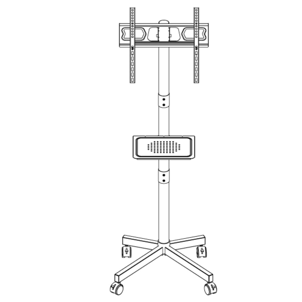 Montis Mobilny uchwyt do TV - MT191 ATLAS 152.4 cm (60")