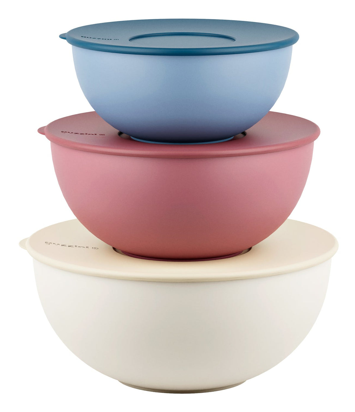 Guzzini EVERYWHERE BIO - Set of 3 Containers with Lid, Assorted