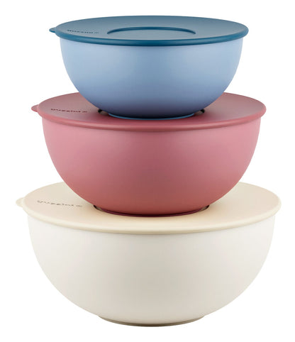 Guzzini EVERYWHERE BIO - Set of 3 Containers with Lid, Assorted