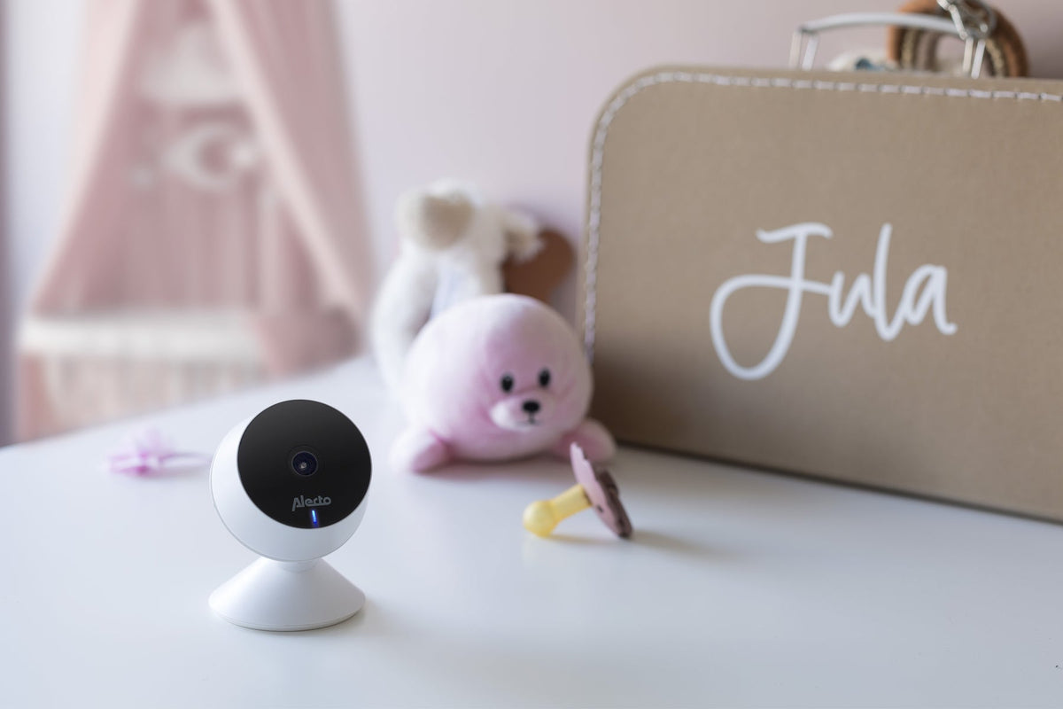 Alecto SMARTBABY5 WiFi Baby Monitor with Camera, White