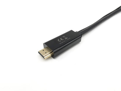 Equip HDMI->DP/USB-A            4K/60Hz Bu/St  0.15m schwarz