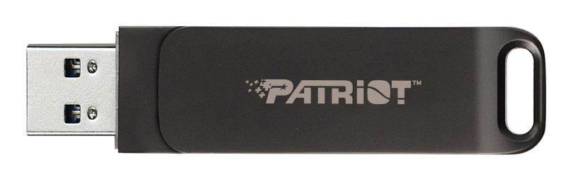 Flashdrive PATRIOT Rage R550 256GB 100 MB/S USB A+C Swivel Design (PE256GR550DSAD) Black