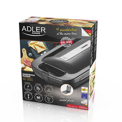 Τοστιέρα Adler AD 3055 για σάντουιτς