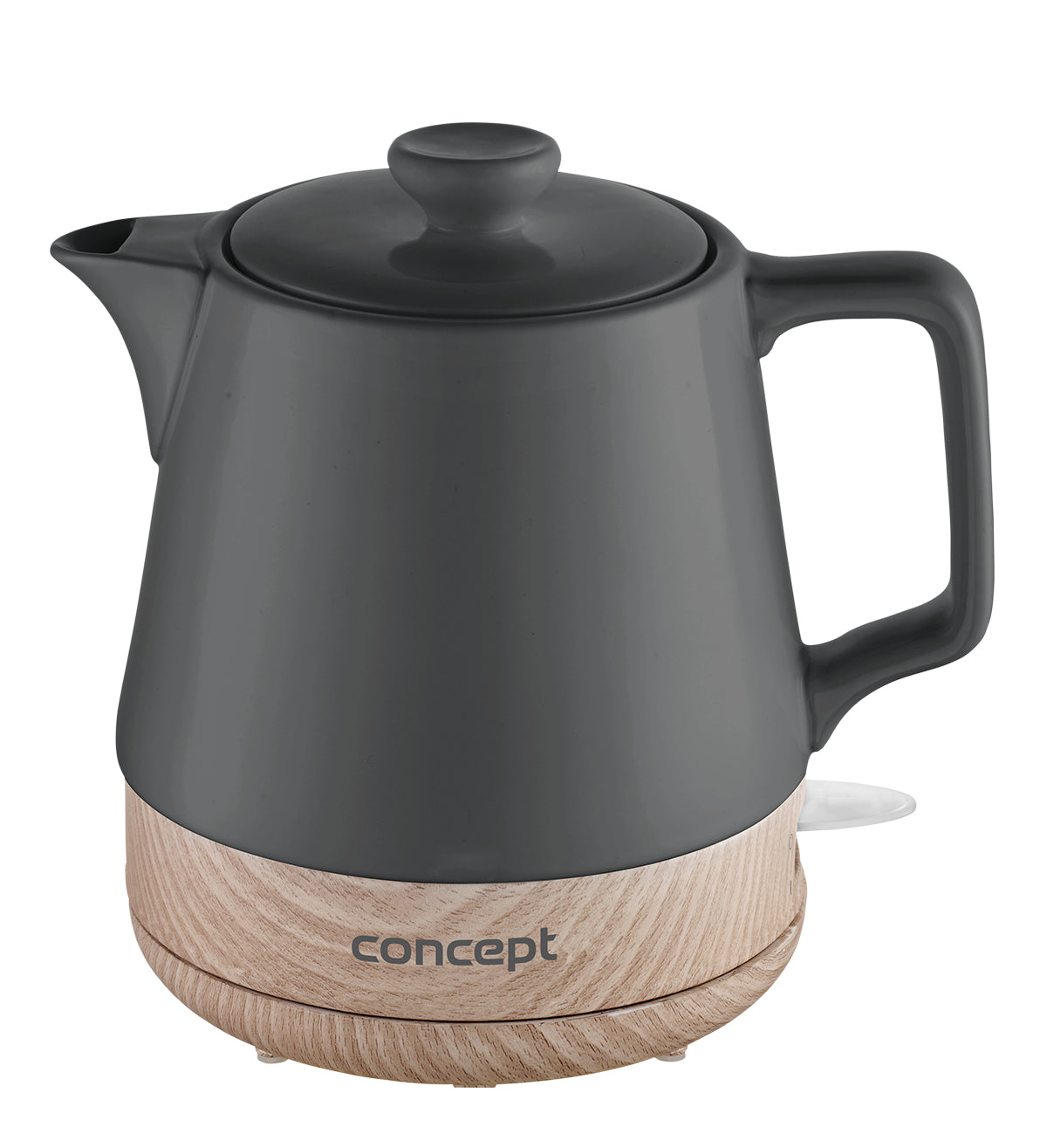 Concept RK0062 Electric Kettle 1 L 1200 W Anthracite, Wood