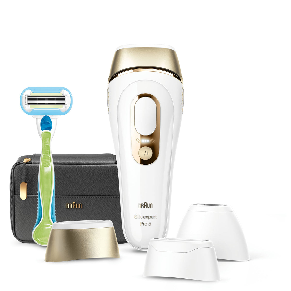 BRAUN Silk-expert Pro 5 PL5243 IPL Depilator IPL hair removal system White, Gold