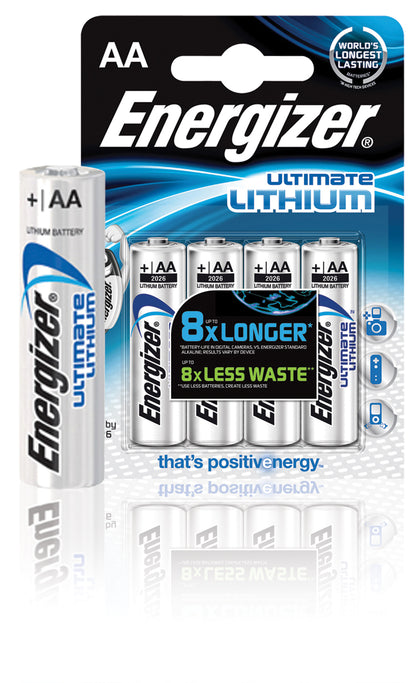 1x4 ENERGIZER Ultimate Lithium Mignon AA LR 6 1,5V