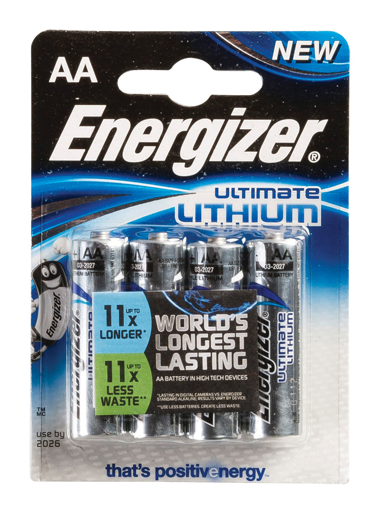 1x4 ENERGIZER Ultimate Lithium Mignon AA LR 6 1,5V