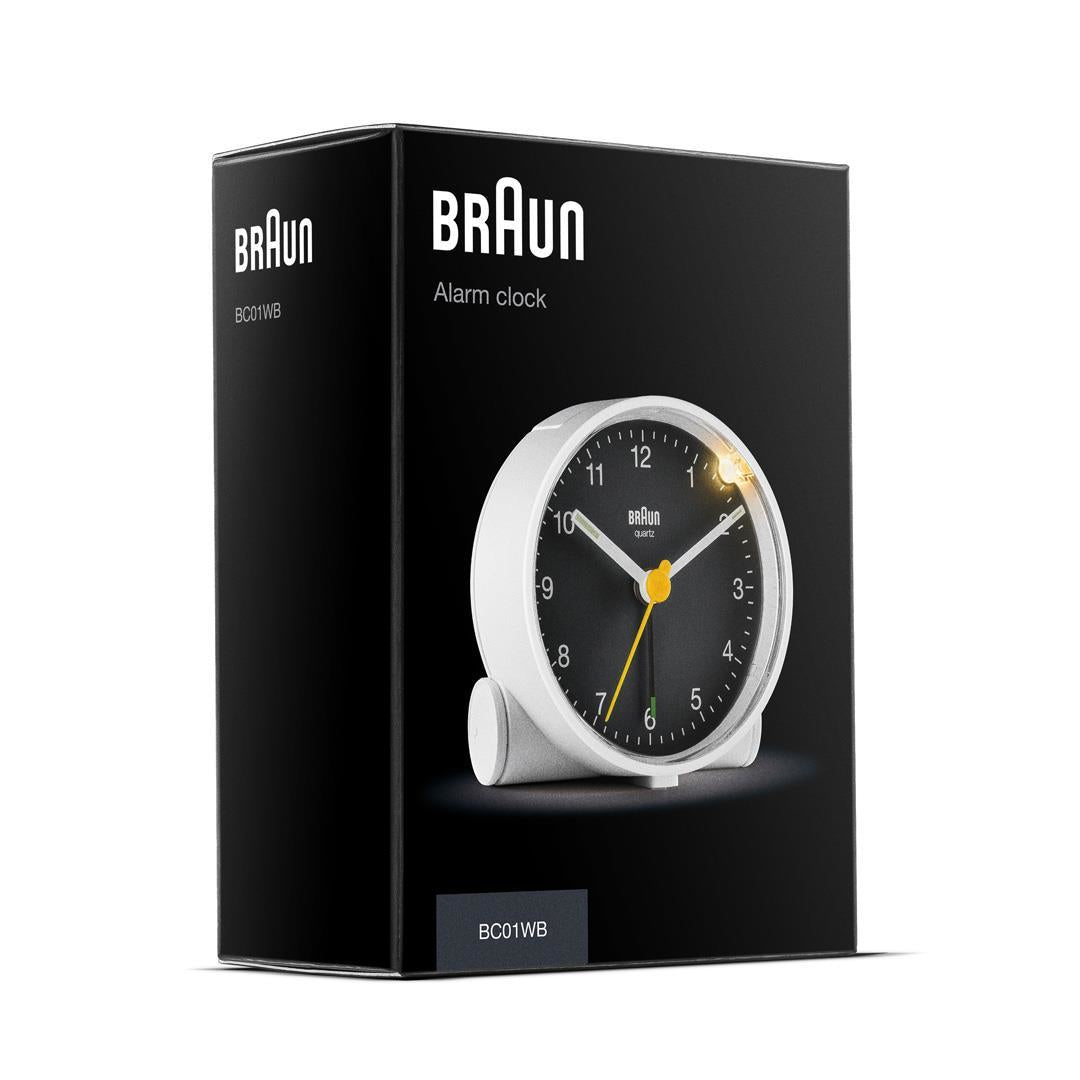 Braun BC 01 WB Quartz Alarm Clock White