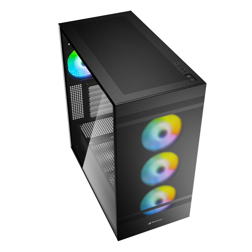 Sharkoon REBEL C50 RGB ATX Full Tower Μαύρος (Μαύρο)