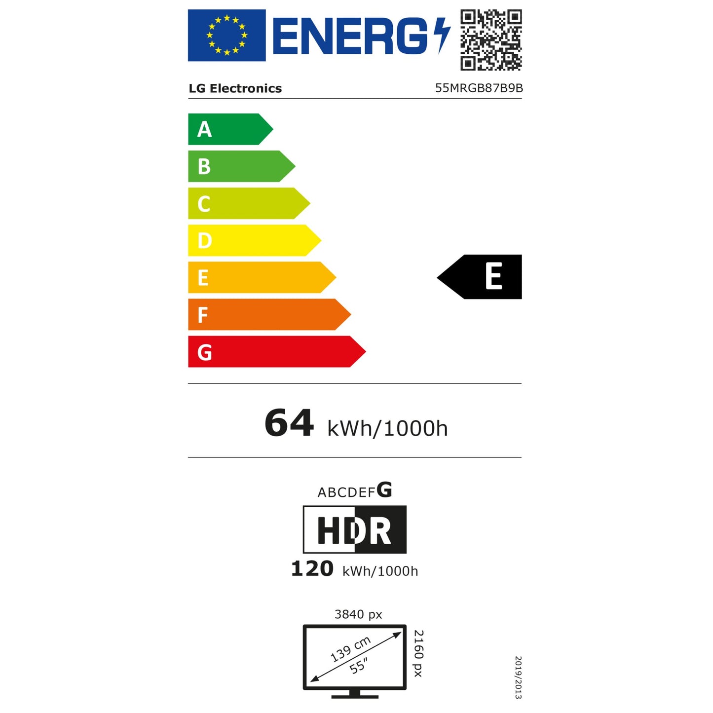 LG 55MRGB87B9B.AEU 55-Inch LED Smart 4K UHD TV