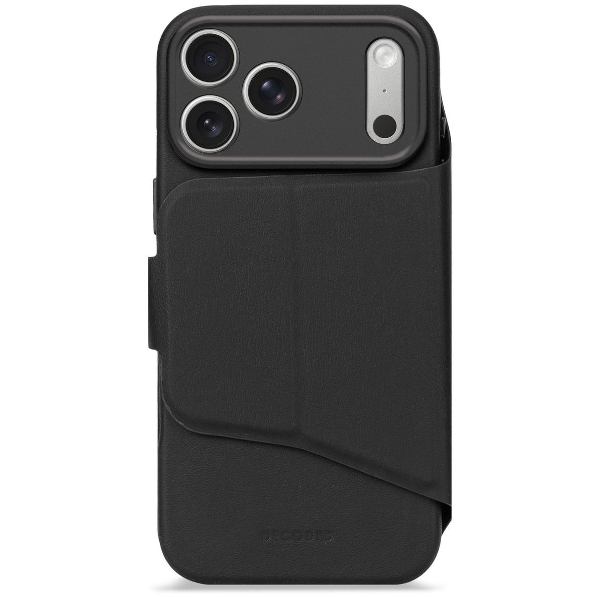 Decoded Silicone Detachable Wallet for iPhone 17 Pro Max in Black